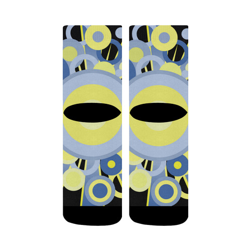 Retro circles Crew Socks