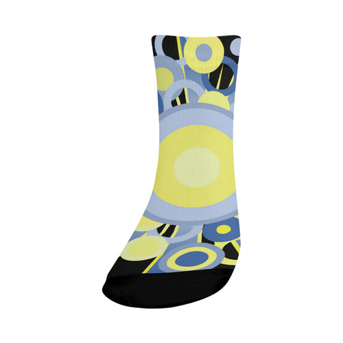 Retro circles Crew Socks