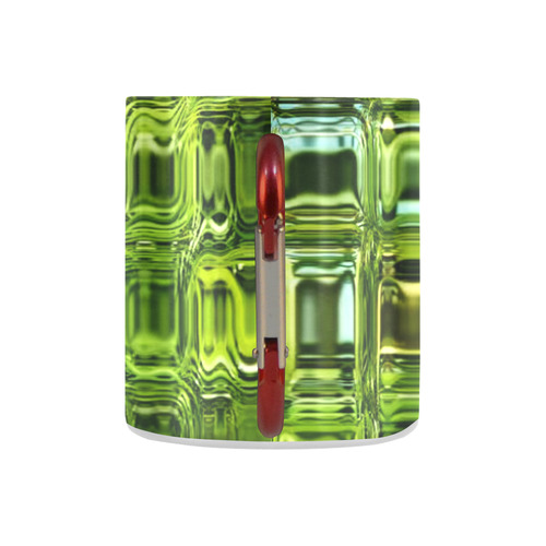 Green Stained Glass Mug Classic Insulated Mug(10.3OZ)