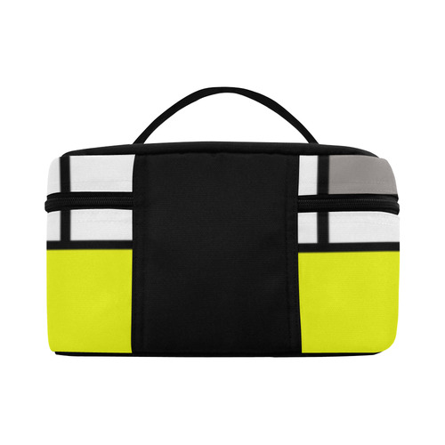 Mondrian style design Cosmetic Bag/Large (Model 1658)