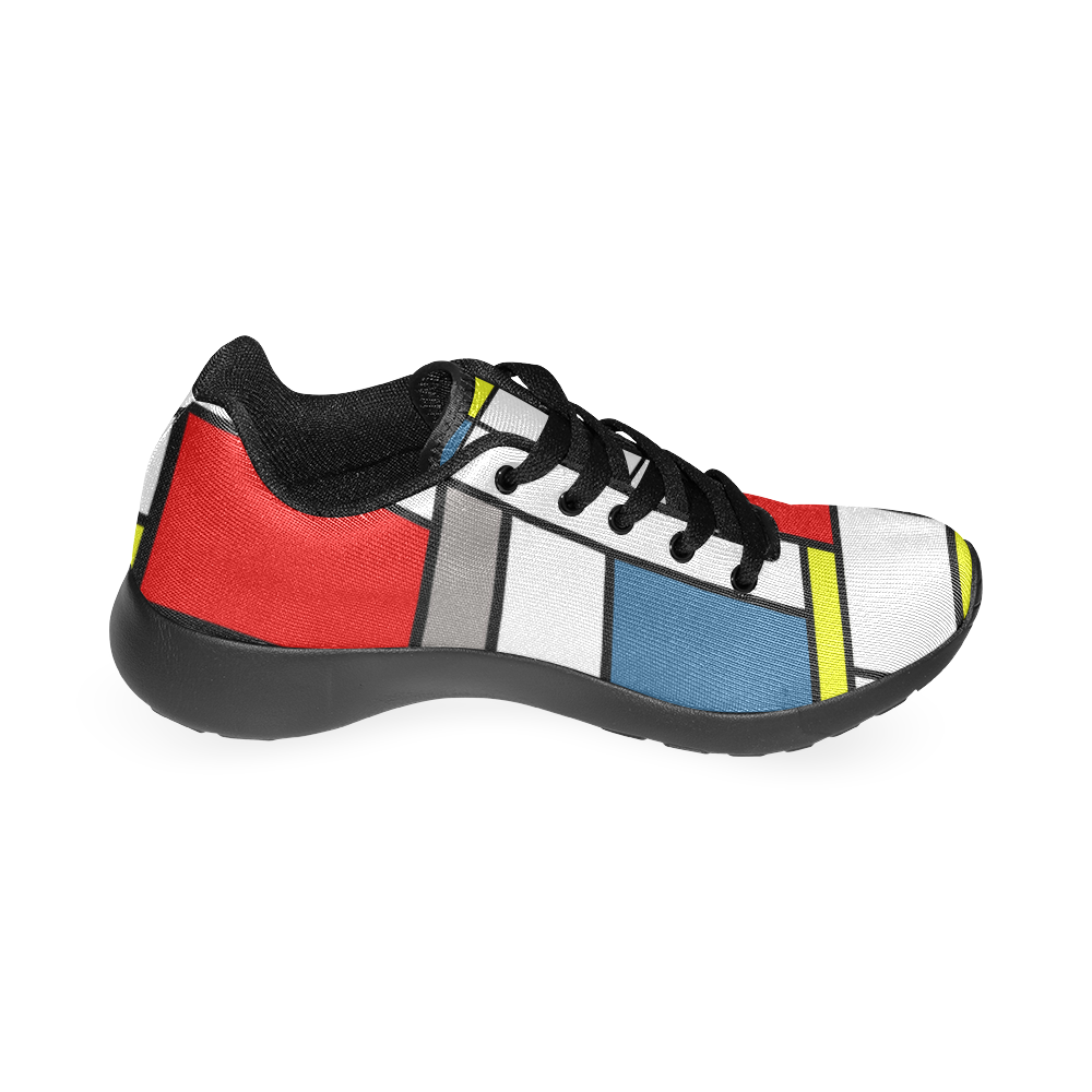 Mondrian style design Women’s Running Shoes (Model 020)