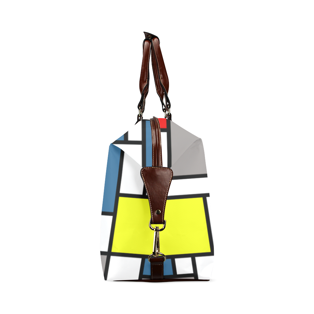 Mondrian style design Classic Travel Bag (Model 1643) Remake