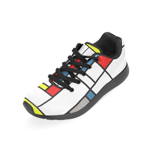 Mondrian style design Women’s Running Shoes (Model 020)