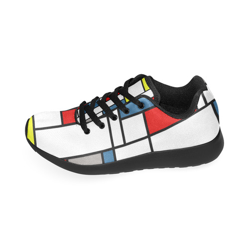 Mondrian style design Women’s Running Shoes (Model 020)