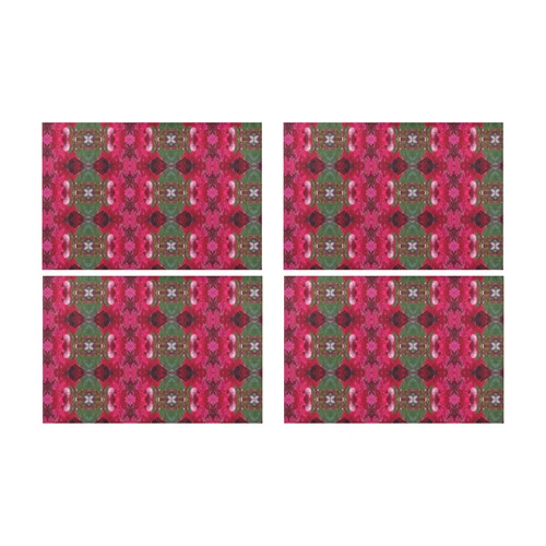 Christmas Colored 4 Piece 12x18 Placemat 12’’ x 18’’ (Set of 4)