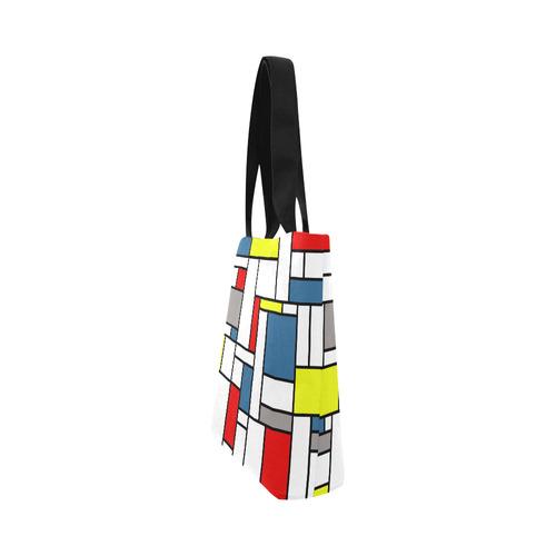 Mondrian style design Canvas Tote Bag (Model 1657)