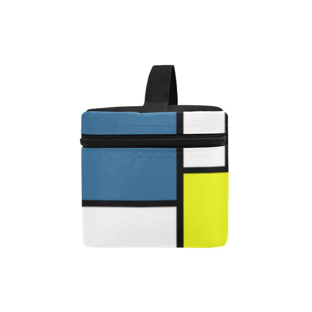 Mondrian style design Cosmetic Bag/Large (Model 1658)