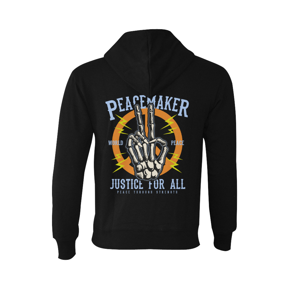 Peace Maker Modern Black Oceanus Hoodie Sweatshirt (NEW) (Model H03)