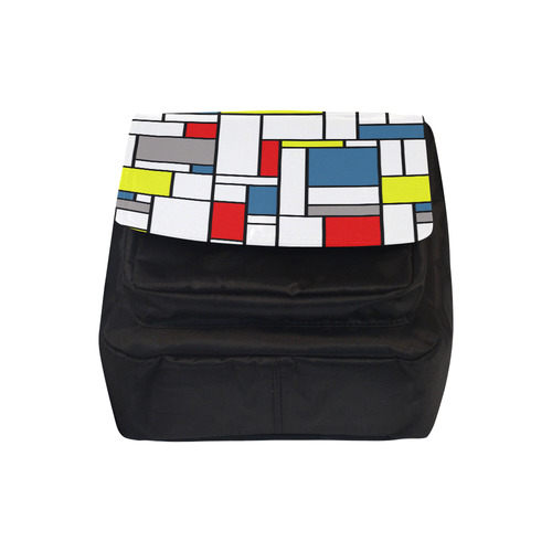 Mondrian style design Crossbody Nylon Bags (Model 1633)