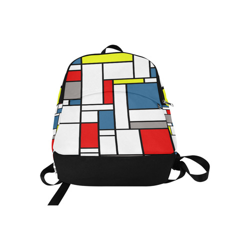 Mondrian style design Fabric Backpack for Adult (Model 1659)
