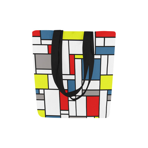Mondrian style design Canvas Tote Bag (Model 1657)