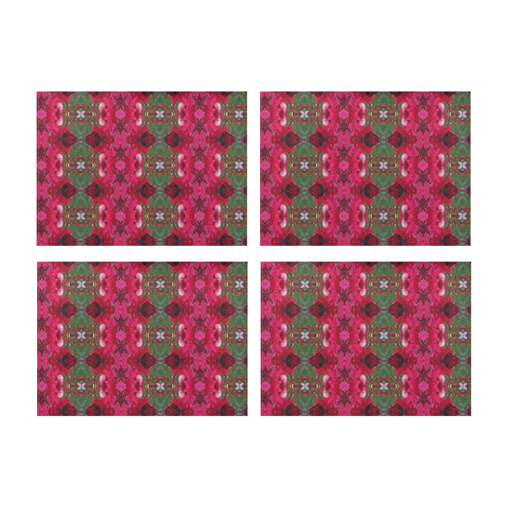 Christmas Colored 4 Piece Placemat Set 14x19 Placemat 14’’ x 19’’ (Set of 4)