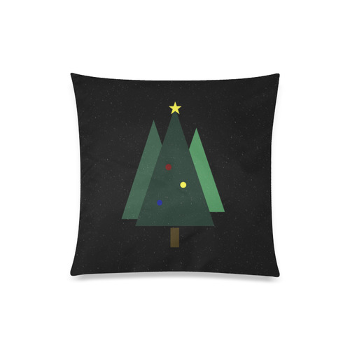 Christmas Tree Custom Zippered Pillow Case 20"x20"(One Side)