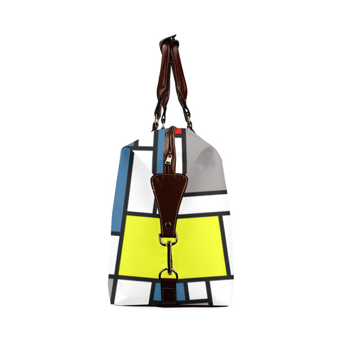 Mondrian style design Classic Travel Bag (Model 1643) Remake