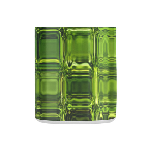 Green Stained Glass Mug Classic Insulated Mug(10.3OZ)