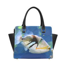 Reef Fish Low Poly Geometric Polygon Art Classic Shoulder Handbag (Model 1653)