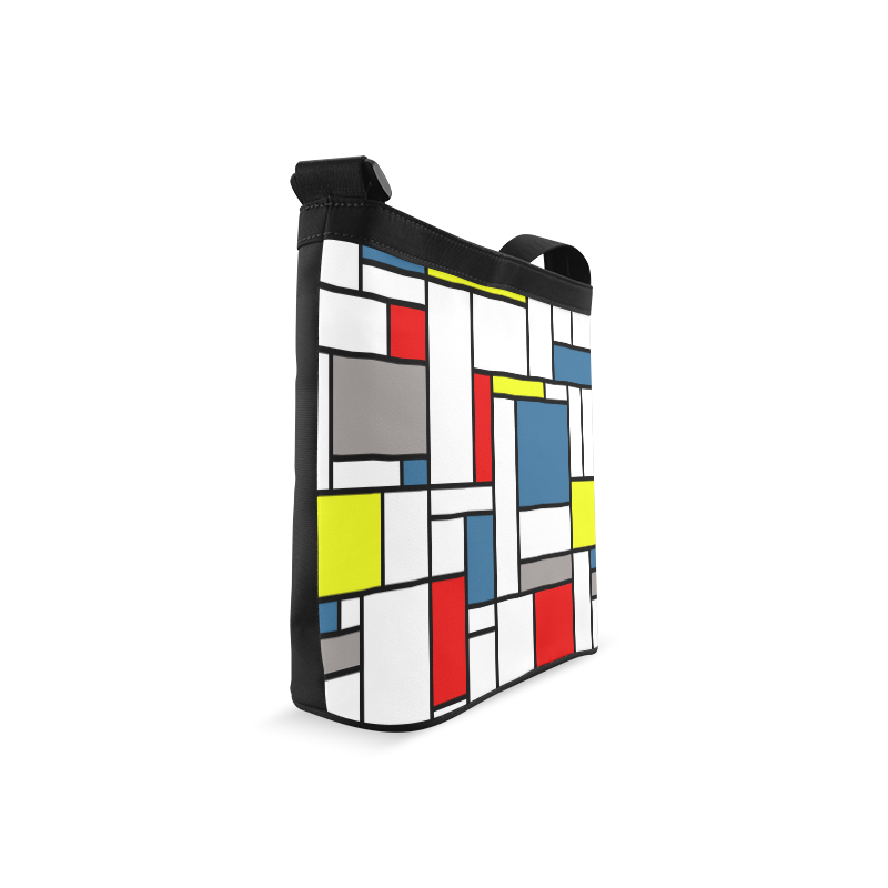 Mondrian style design Crossbody Bags (Model 1613)
