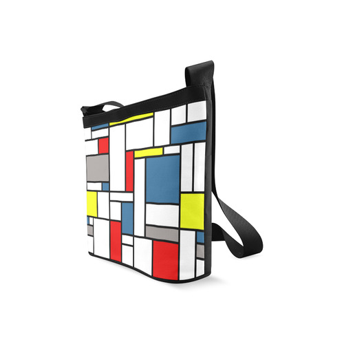 Mondrian style design Crossbody Bags (Model 1613)