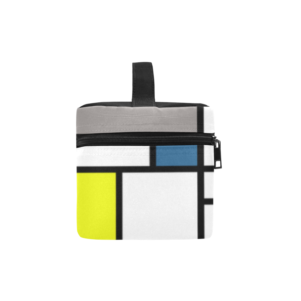 Mondrian style design Cosmetic Bag/Large (Model 1658)