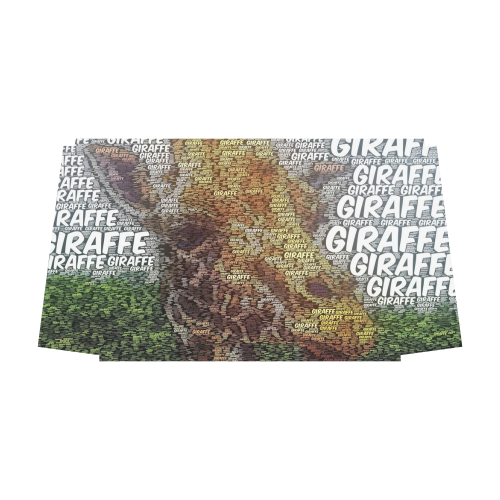 WordArt Giraffe by FeelGood Classic Travel Bag (Model 1643) Remake