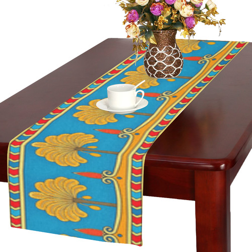 Assyrian Folk Art Table Runnner Table Runner 16x72 inch