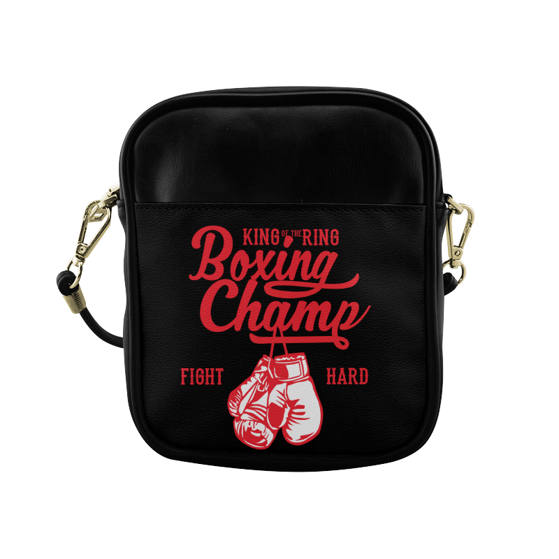 Boxing Champ Red Sling Bag (Model 1627)