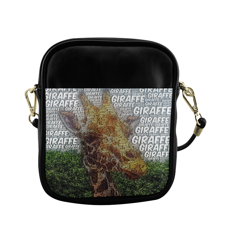 WordArt Giraffe by FeelGood Sling Bag (Model 1627)