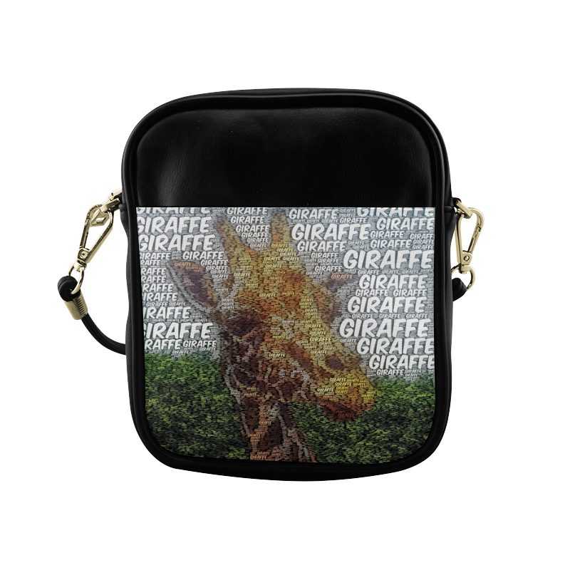 WordArt Giraffe by FeelGood Sling Bag (Model 1627)