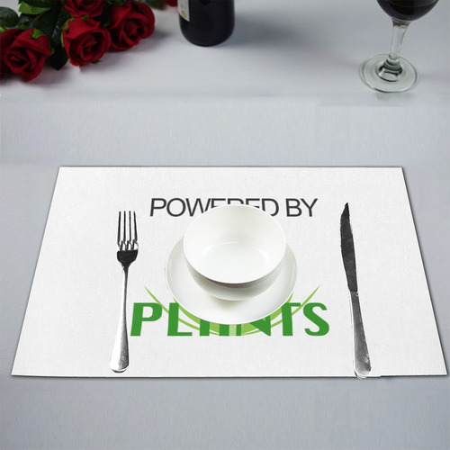 Powered by Plants Placemats Placemat 12’’ x 18’’ (Set of 4)