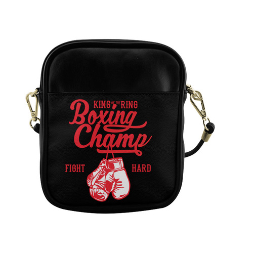 Boxing Champ Red Sling Bag (Model 1627)
