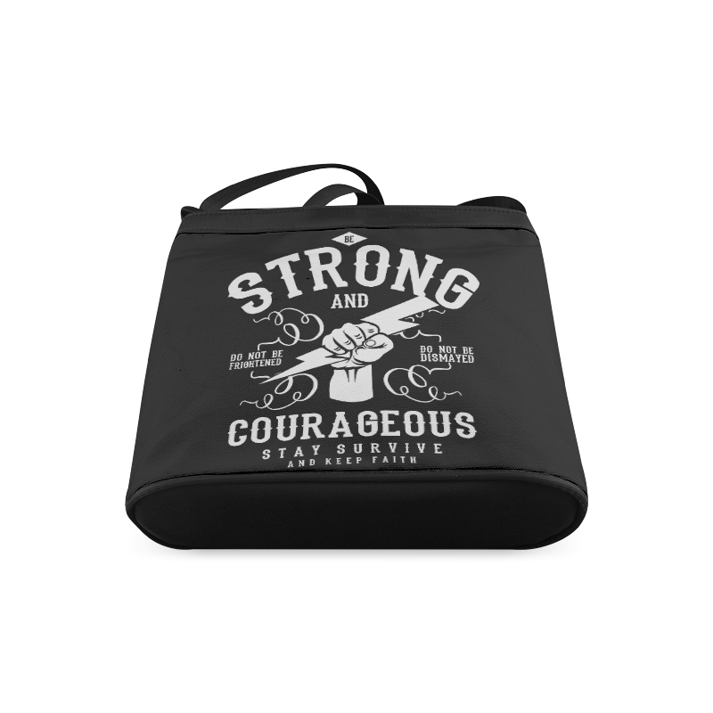 Strong and Courageous Crossbody Bags (Model 1613)