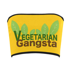 Vegetarian Gangsta Bandeau Bandeau Top