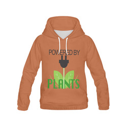 Powered By Plants Hoodie All Over Print Hoodie for Men (USA Size) (Model H13)