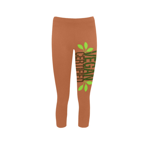 Vegan Certified Capri Leggings Capri Legging (Model L02)