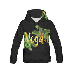 Tropical Pineapples Vegan Hoodie All Over Print Hoodie for Men (USA Size) (Model H13)