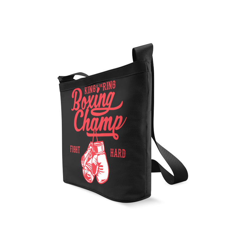 Boxing Champ Red Crossbody Bags (Model 1613)