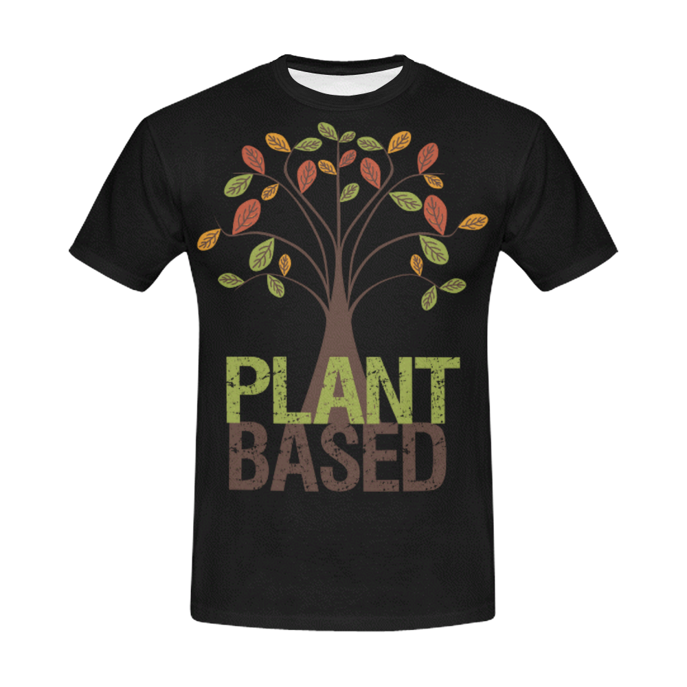 Plant Based Tree Shirt All Over Print T-Shirt for Men (USA Size) (Model T40)