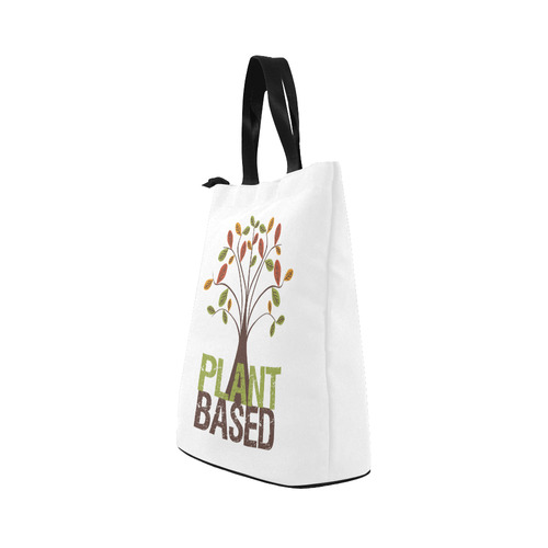 Plant Based Tree Lunch Tote Nylon Lunch Tote Bag (Model 1670)