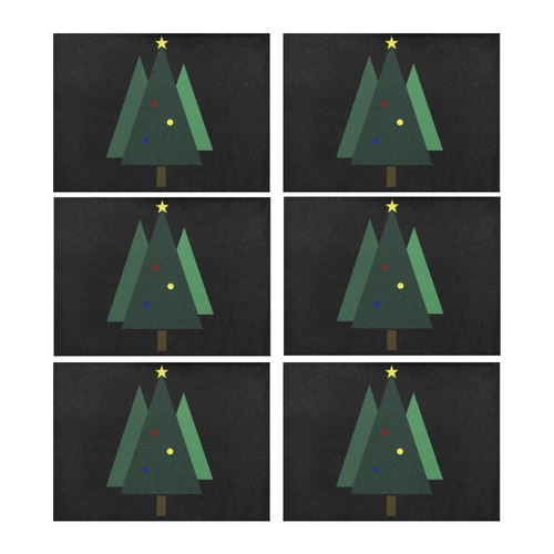 Christmas Tree Placemat 14’’ x 19’’ (Set of 6)