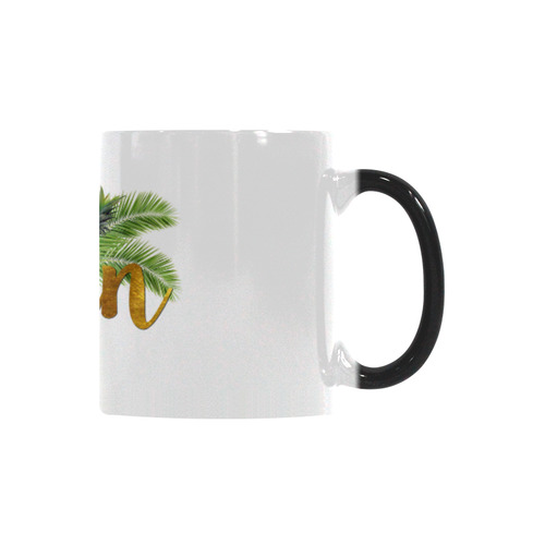 Tropical Pineapples Vegan Heat Changing Mug Custom Morphing Mug