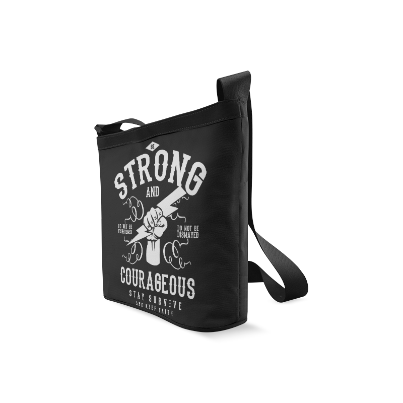 Strong and Courageous Crossbody Bags (Model 1613)