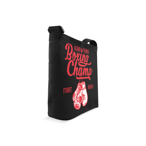 Boxing Champ Red Crossbody Bags (Model 1613)