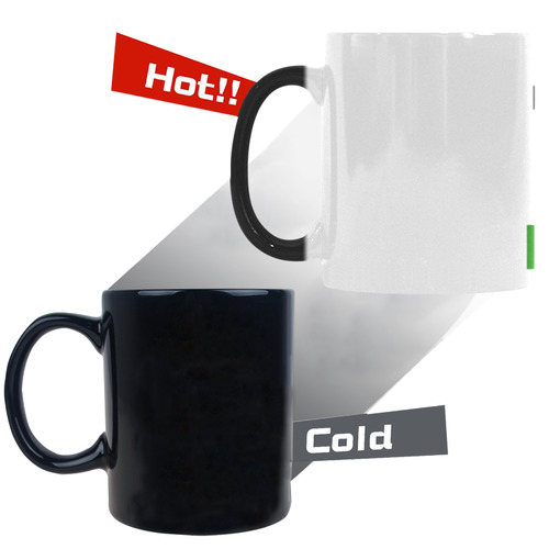 Powered By Plant Heat Changing Mug Custom Morphing Mug
