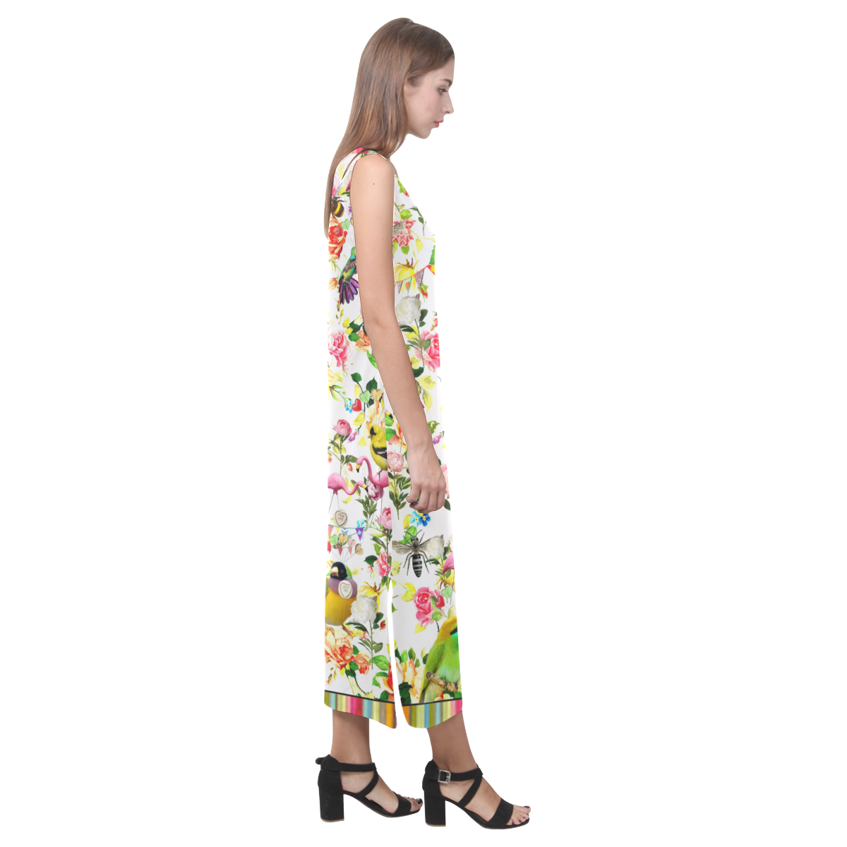 Hello Summer Phaedra Sleeveless Open Fork Long Dress (Model D08)