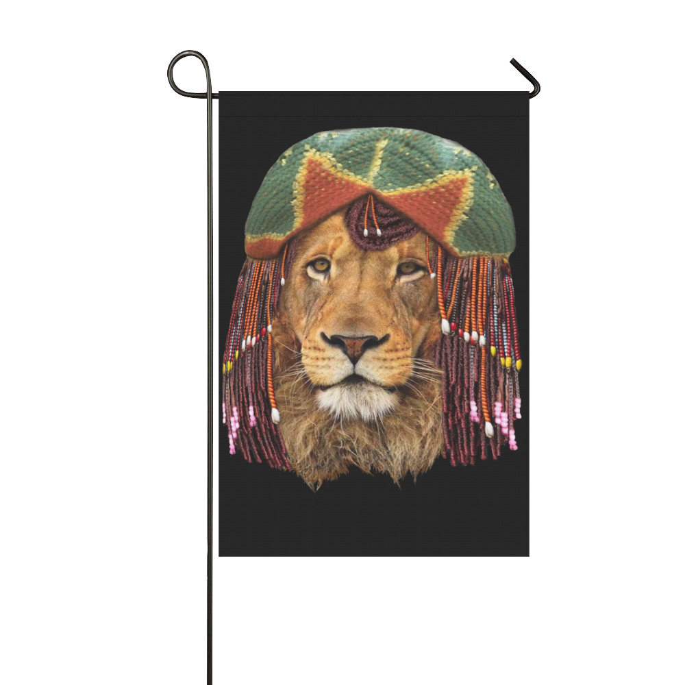 lion retaferian Garden Flag 12‘’x18‘’（Without Flagpole）