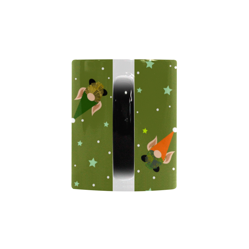 Christmas Gnomes - Green v2 Custom Morphing Mug