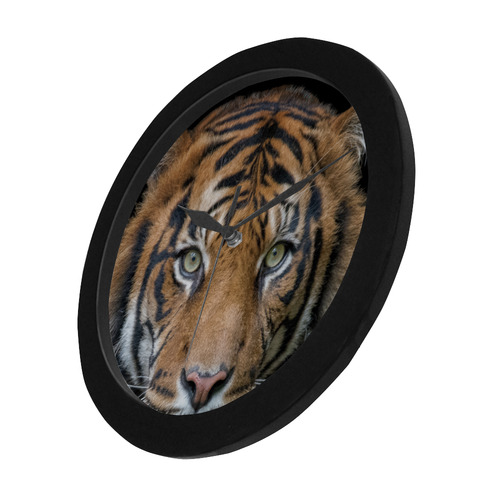 A wild Bengal Tiger Circular Plastic Wall clock