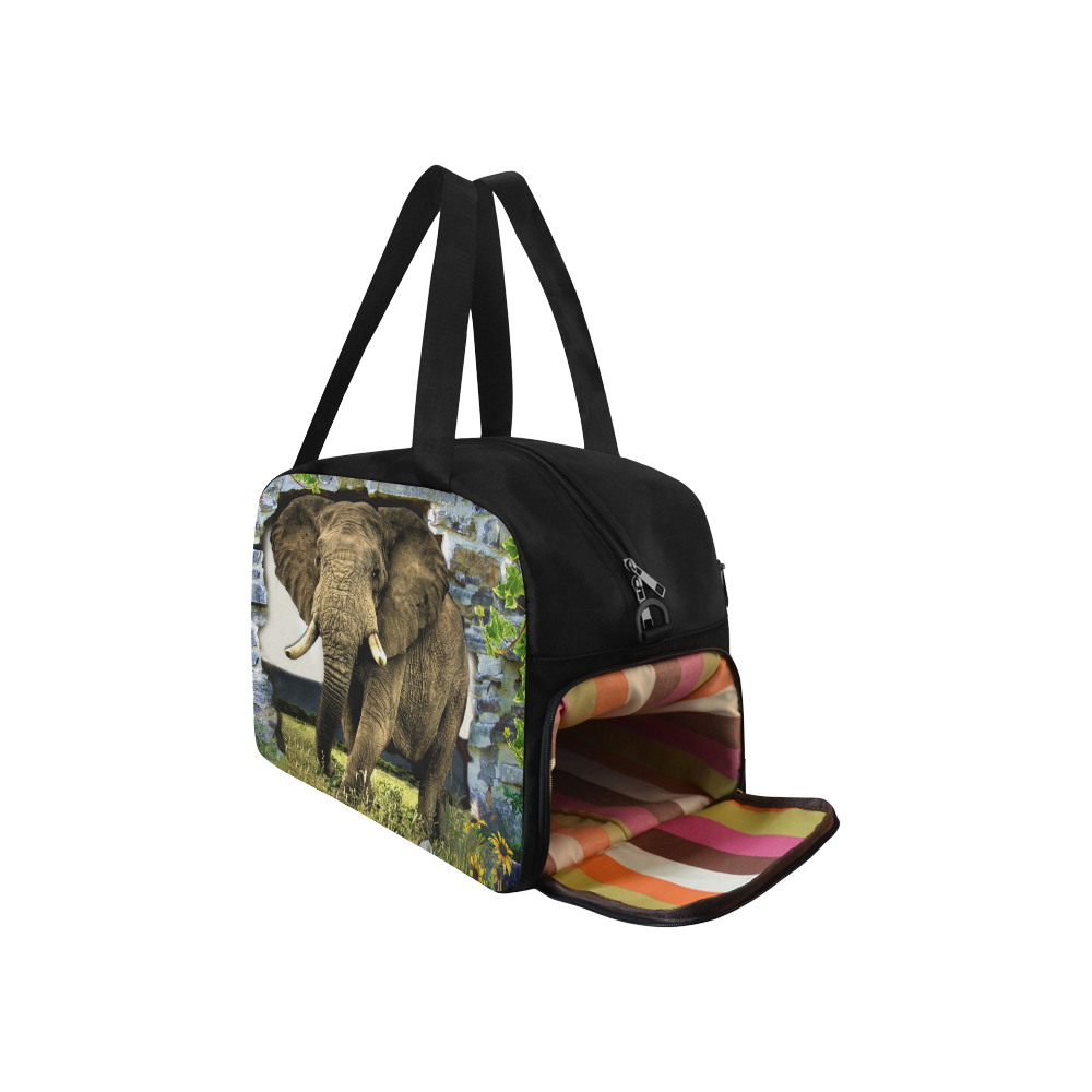 African elephant Fitness Handbag (Model 1671)