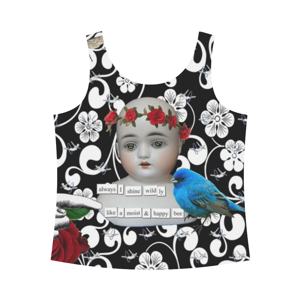I Shine Wildly All Over Print Tank Top for Women (Model T43)