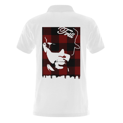 Lumberdrip_DTG_tee_PC_blaze[1] Men's Polo Shirt (Model T24)